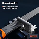 PRESCH Presch File Set 5 pcs High Quality Metal File Set Flat Half Round Round view 3
