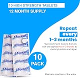 BLUE AHEAD Chlorine Puritabs 10x167mg Water Rower Tank Tablet view 4