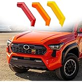 Upgrade Grille Decor Badge Emblem Compatible with 2024 2025 2026 Toyota Tacoma Accessories TRD Off-Road, TRD PreRunner, TRD S