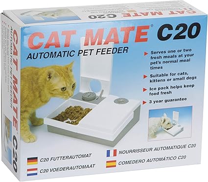 Cat Mate C20 Automatic Pet Feeder Amazon Co Uk Pet Supplies