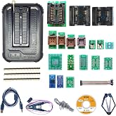 T48 Programmer 19 Adapter Compatible with XGecu T48 eprom Programmer TL866II Plus Upgraded Reader Writer TL866-3G IC Bios AVR MCU SPI Nor NAND Flash EMMC Clip Socket