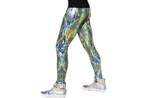 Revolver Fashion / Funstigators Festival Clothing: Men's Holographic Disco Meggings - Made in USA