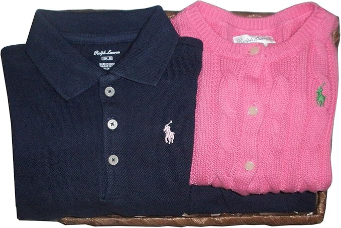 Amazon Co Jp ラルフローレンの子供服 Polo Ralphlauren ベビー 出産お祝いセット 長袖 女の子 ８０ｃｍ 並行輸入品 服 ファッション小物