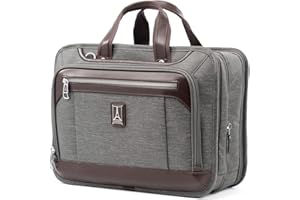 Travelpro Platinum Elite Expandable Business Laptop Briefcase, Fits up to 15.6 Laptop, Work School Travel, Men and Women