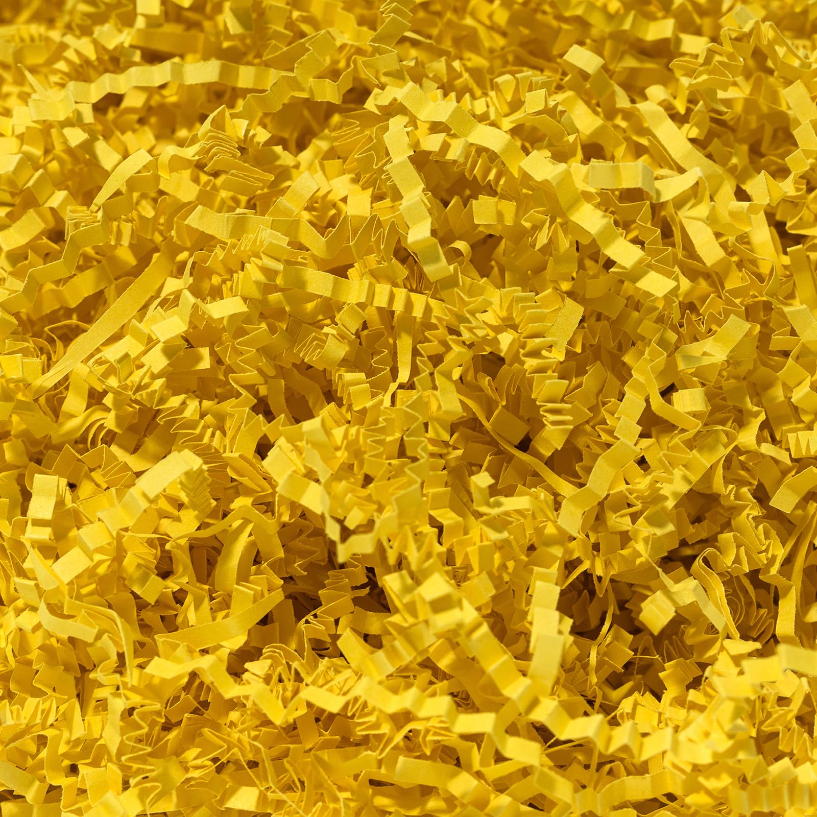 Wowxyz 1 LB Crinkle Cut Paper Shred Yellow Crinkle