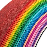 36 Pack Glitter Foam Sheets Craft 8 x 6 inch 36 Colors | Sparkles Foam Paper for Art Crafts Projects, Classrooms Scrapbook Gift DIY Cutters Card Party Decoration