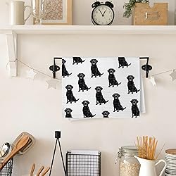 Yorhifa Black Labrador Retriever Dog Kitchen Dish