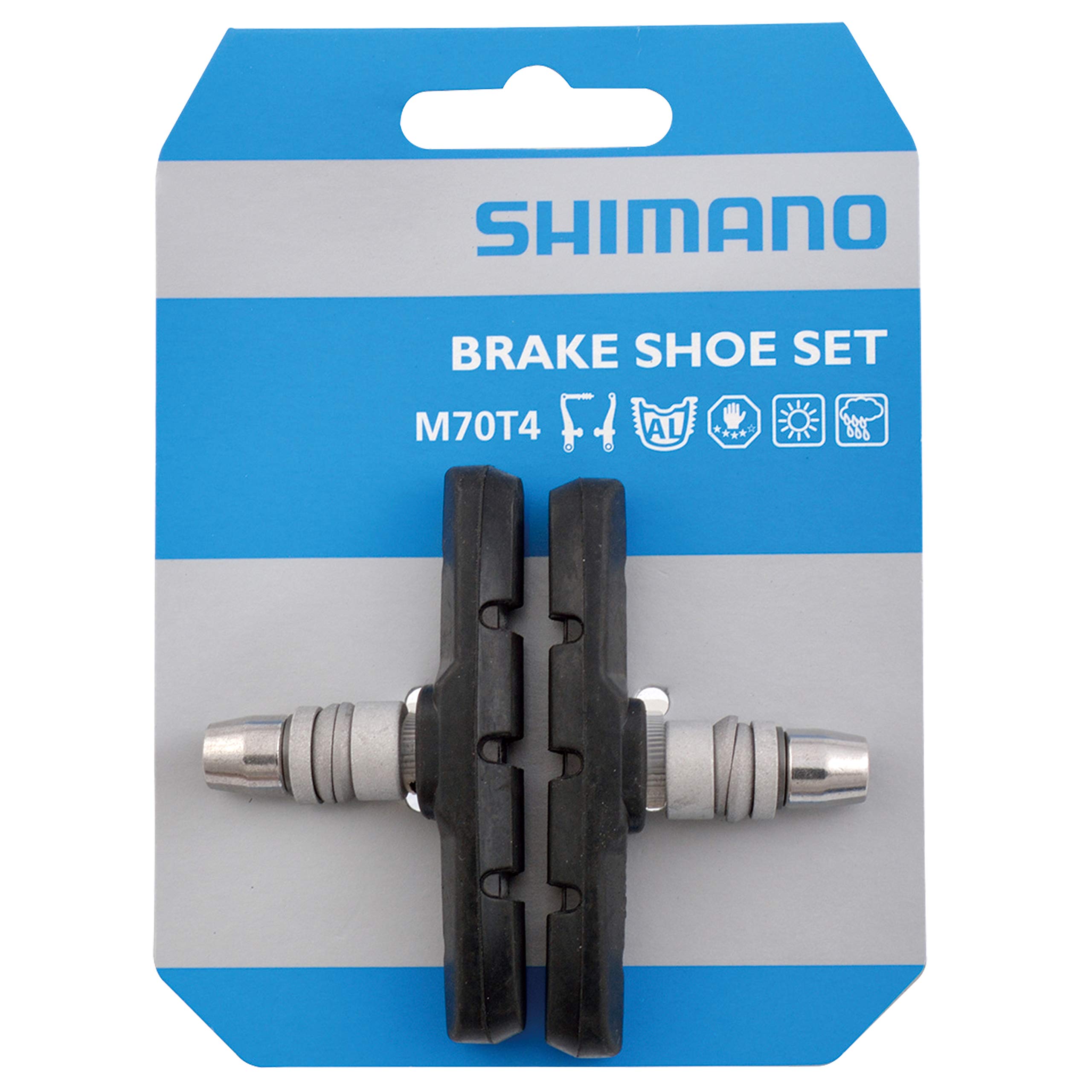 Photo 1 of Shimano M70T4 Brake Shoe Set Black