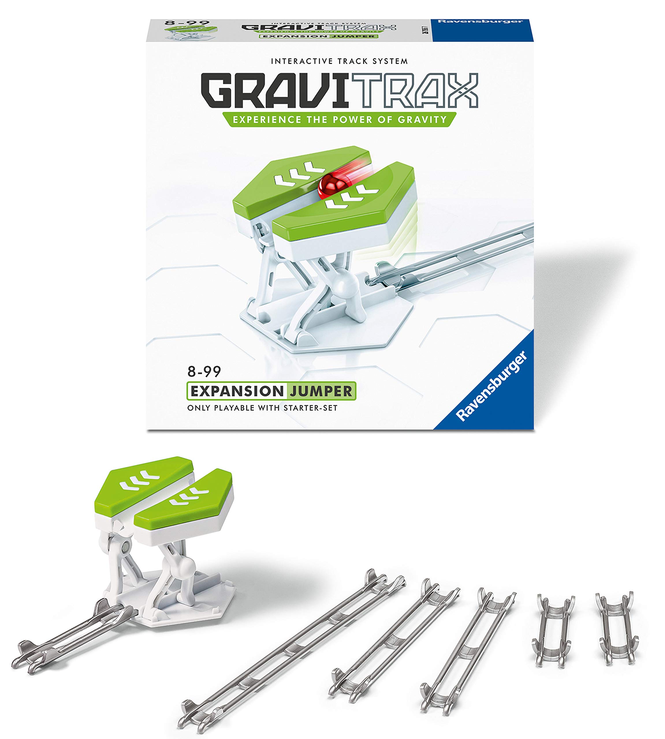 Ravensburger GraviTrax Jumper Add On - Marble Run, STEM and Construction Toy For Kids Age 8 Years and Up