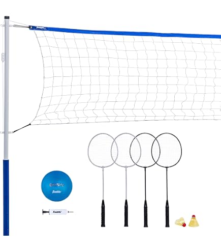 Best Sporting Set De Playa XXL – 5 Juegos En 1 (Tenis De Playa, Mini Bádminton, Catch Disc, Boing Ball Y Disco De Lanzamiento), Para Hasta 10 Personas