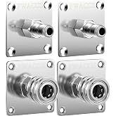 PWACCS Pressure Washer Gun Holder, 4 Pack, Foam Cannon Holder | 1/4" Quick Connect Foam Cannon Wall Mount, Foam Gun Storage Rack Wall Mount Tool Holder