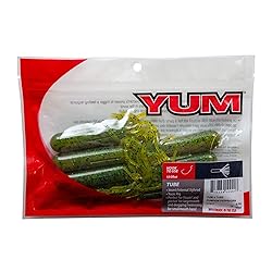 Yum Lures YT411 Tube Fishing Bait, Pumpkin