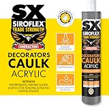 Siroflex SX Decorators Caulk White 300ml Flexible Acrylic Sealant view 3