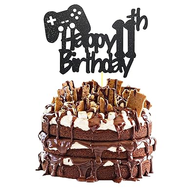 Glittery Video Gaming Cake Topper for 11th Birthday Sri Lanka Ubuy