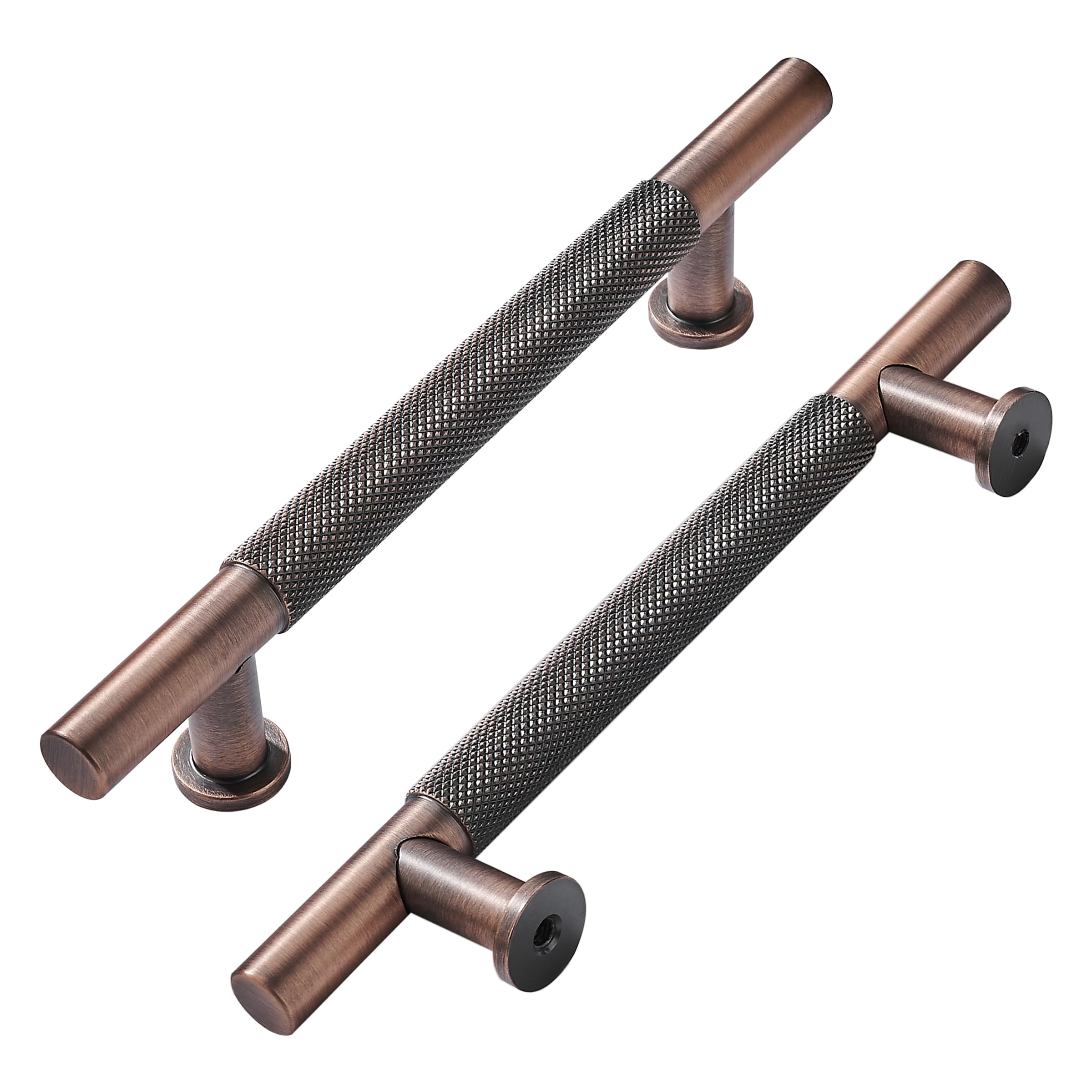 khtumeware 10 Pack 6 Inch(152mm) Drawer Handles Knurled Brushed Antique ...
