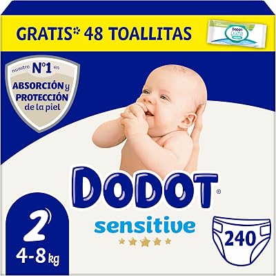 Sensitive - Couches pour bébé Talla 2 (240 Unidad)