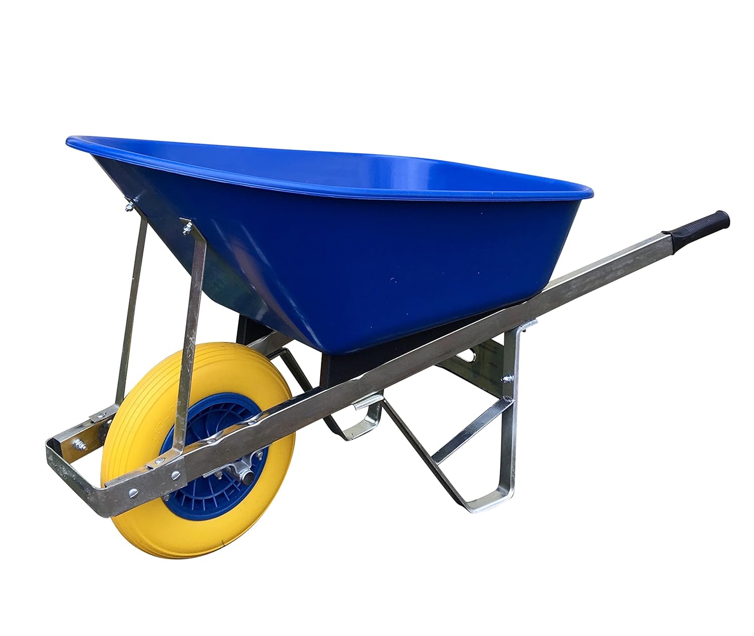 Yelding Wheelbarrow 120L Blue with puncture proof tyre delivered