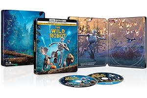 The Wild Robot - Limited Edition Steelbook 4K Ultra HD + Blu-ray (Bilingual)