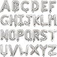 2 Set 52Pcs Gold Alphabet A-Z Letter Balloons 16in Balloon