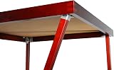 Engelhart Bridge Table Birchwood 89cm Foldable Card Table Felted Green Top view 6