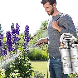 Kweetle 1Gal Stainless Steel Pump Up Sprayer