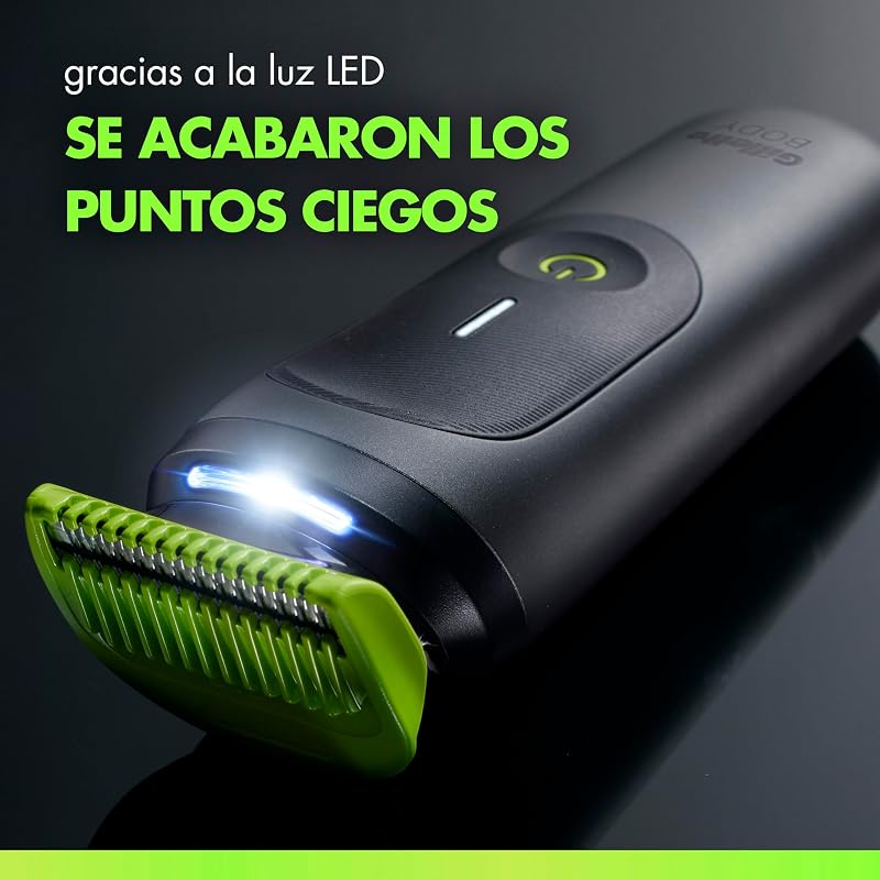 Labs i7 Body + Intimate Afeitadora Corporal, 8 Accesorios, Negro