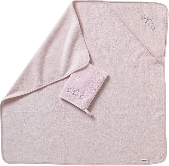 Vertbaudet Cape De Bain Gant Eau De Rose 100x100 Amazon Fr Bebes Puericulture