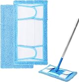 Zeltauto Reusable Mop Pads for Flash Speedmop 2 Pack Microfibre Wet Dry
