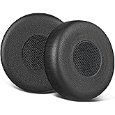 SOULWIT Replacement Ear Cushions for Jabra Evolve 65(65UC/65MS), 20(20SE/20UC/20MS), 30(US/II), 40(UC/MS) Headsets - Black