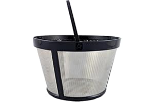 NRP 304 Stainless Steel Permanent Coffee Filter made for BUNN Coffeemaker 10cup & Other 12-14 cup Filter Coffeemakers | Baske