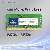Timetec 8GB DDR4 2400MHz SODIMM PC4-19200 260-Pin Laptop RAM CL17 Non-ECC view 2