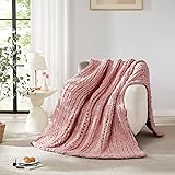 L'AGRATY Chunky Knit Blanket