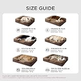 Bedsure Large Dog Bed Sofa Orthopedic with Washable Flannel Cover 89x63x16cm view 4