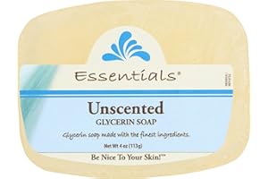 Clearly Natural Glycerin Bar Soap, Unscented, 4oz Bar, Pack of 6