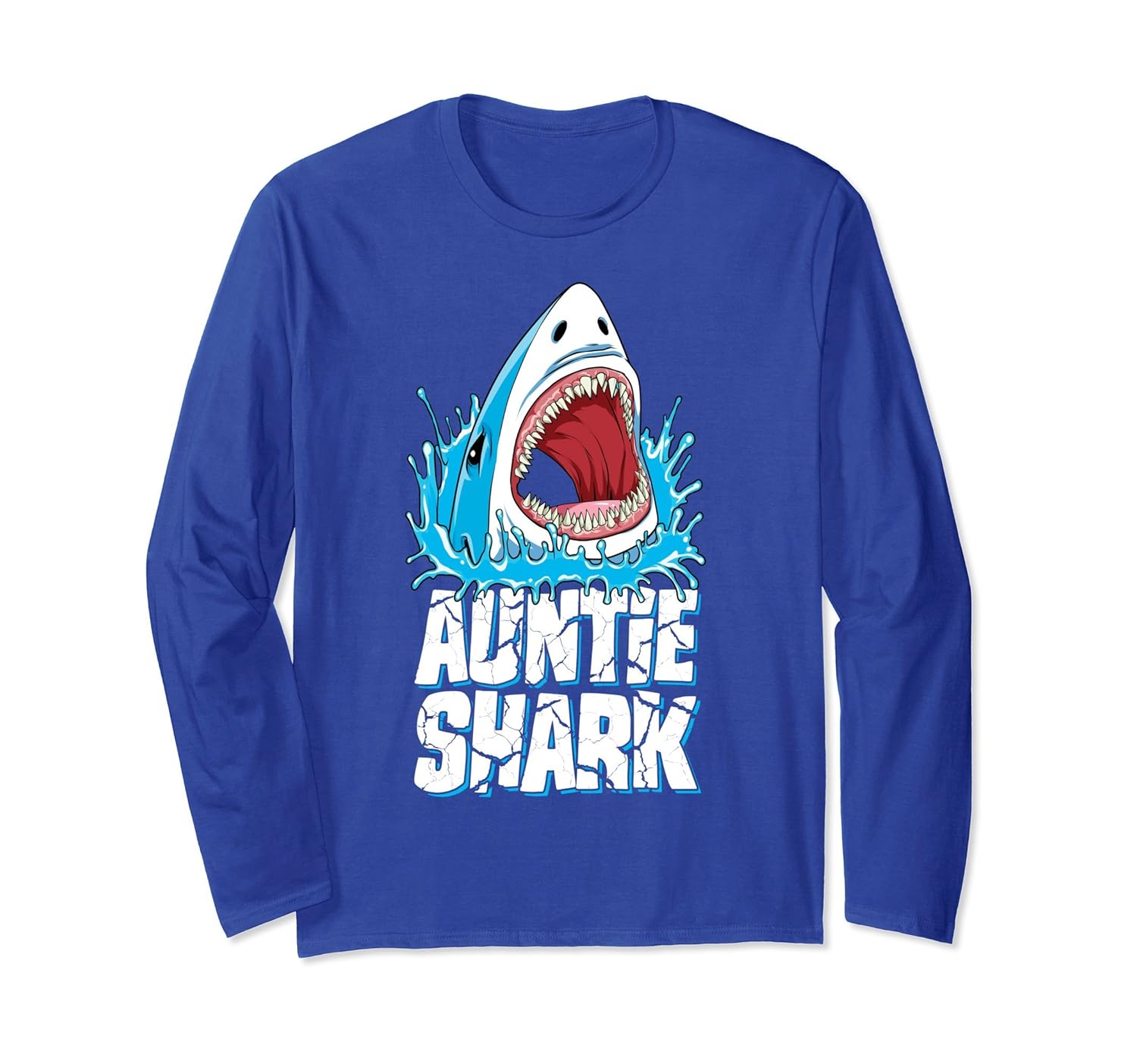 Auntie Shark T Shirt Family Matching Aunt Women Jawsome Gift- TPT