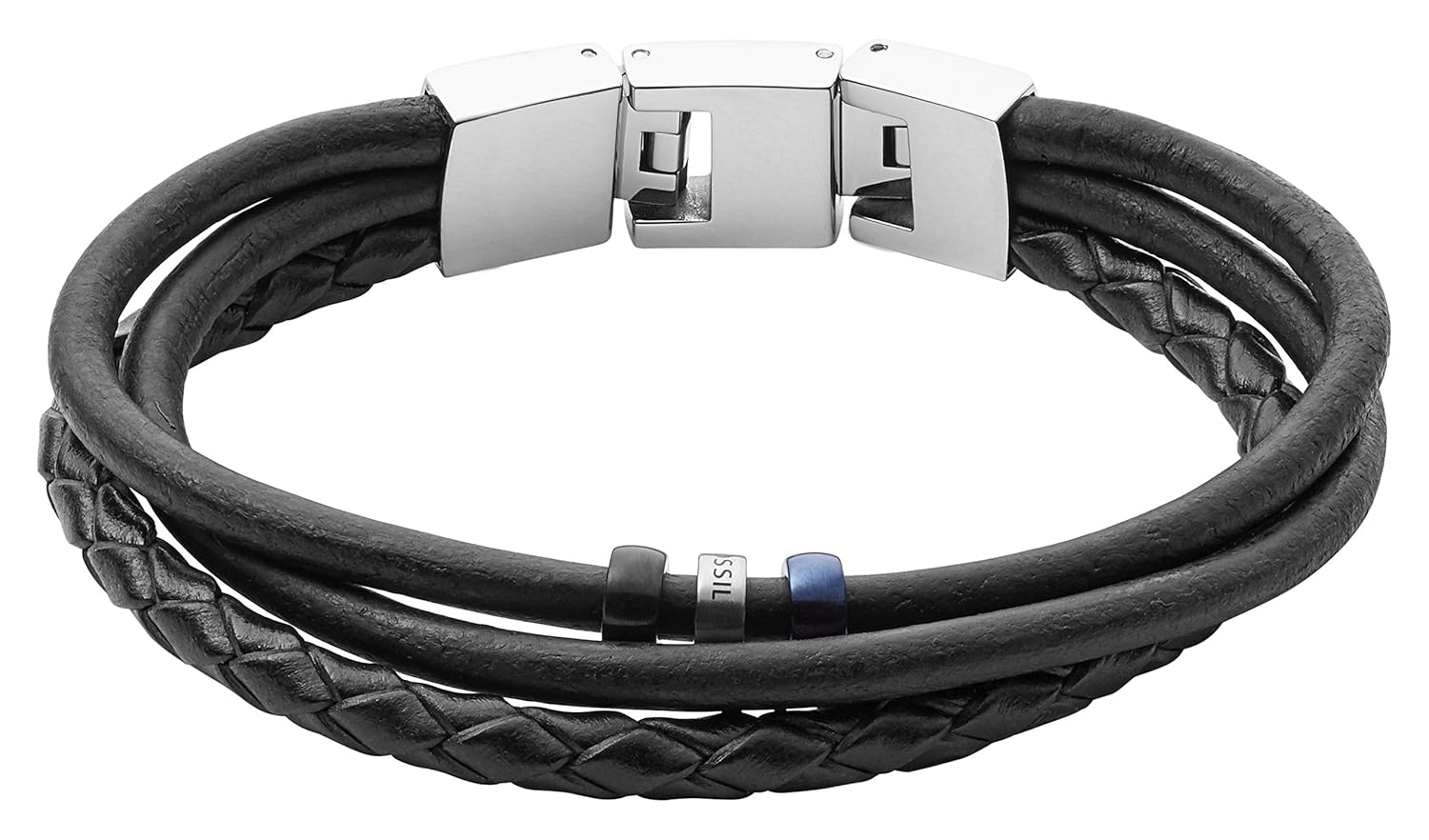 Fossil Men's Black Bracelet JF02634998 Amazon.co.uk Jewellery