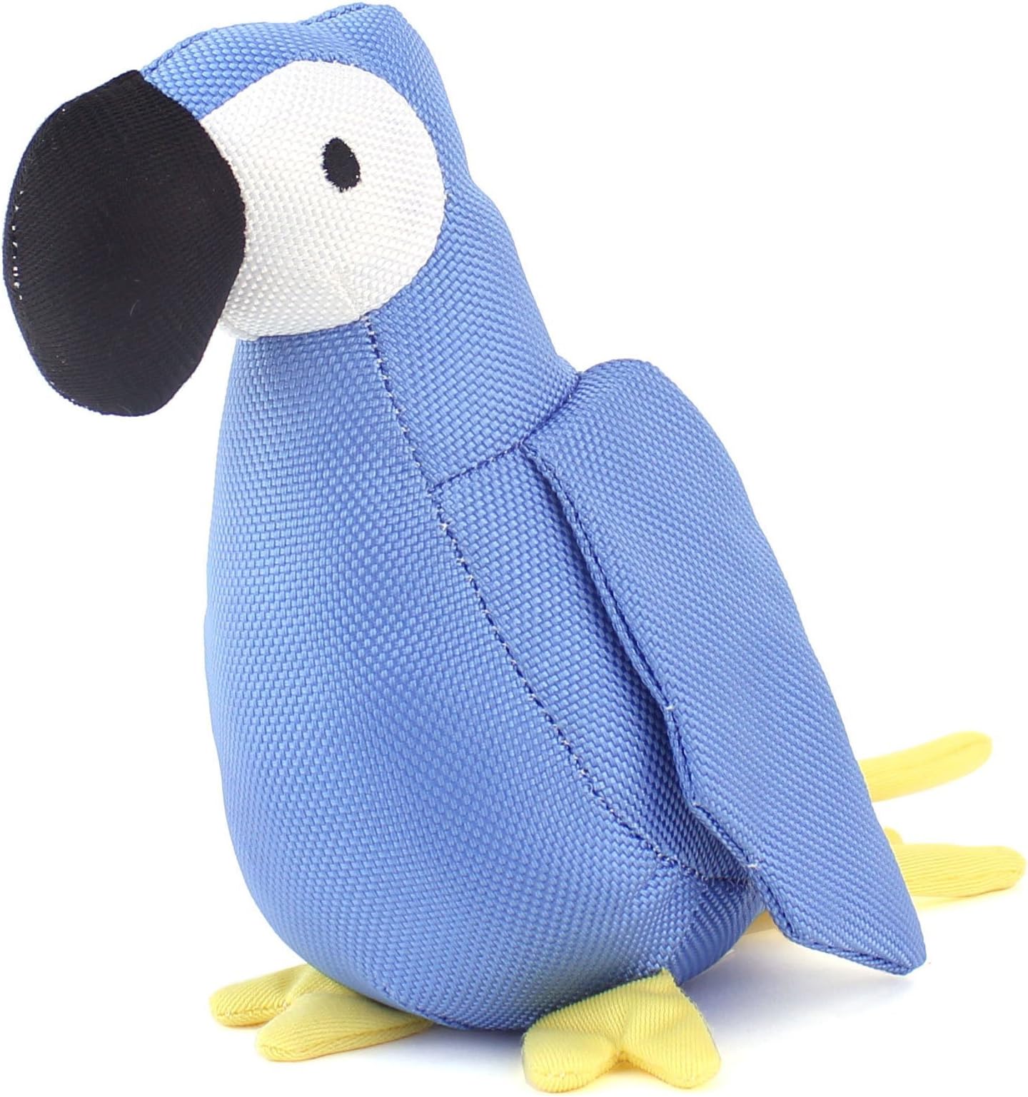 Beco Soft Toy - Lucy the Parrot made from Recycled Plastic Bottles - Toy for Dogs with Squeeker - M