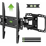 USX MOUNT Full Motion TV Wall Mount with Height Setting for Most 32-65 inch Flat Screen/LED/4K TVs, Swivel/Tilt TV Mount Brac