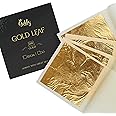 goldz: 24K Genuine Edible Gold Leaf - Real Gold Leaf - BIG Size 10cm x 10cm - BIG Sheets - Original Gold Leaf Sheets For | Art | Food | Craft | Decoration | Beauty - Bright & Shine Large Gold Sheets
