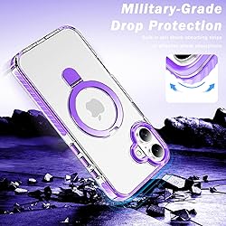 UMIONE for iPhone 16 Plus Clear Magnetic case with