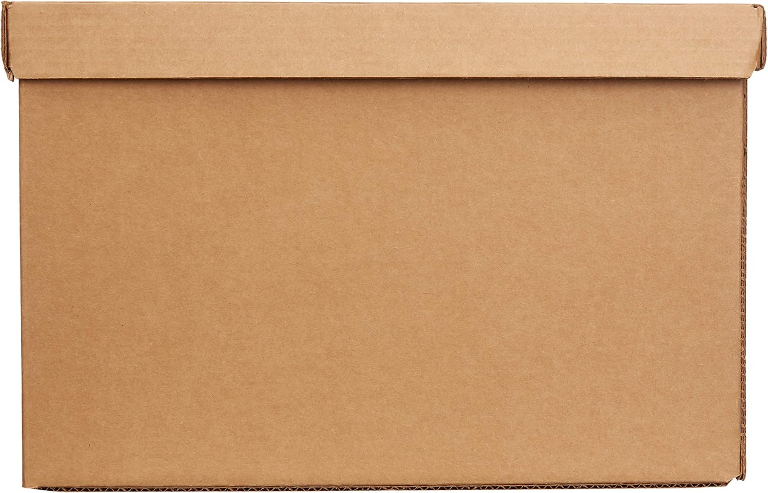  Basics Moving Boxes with Lid and Handles - 15" x 10" x 12", Small, 20-Pack : Office Products