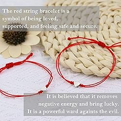 SmileBelle Red String Bracelet, Red Bracelet for