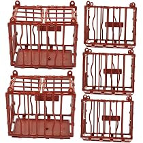 Amazon.com: FAVOMOTO 5pcs Stable Cage Animal Fence Pet Carrier ...