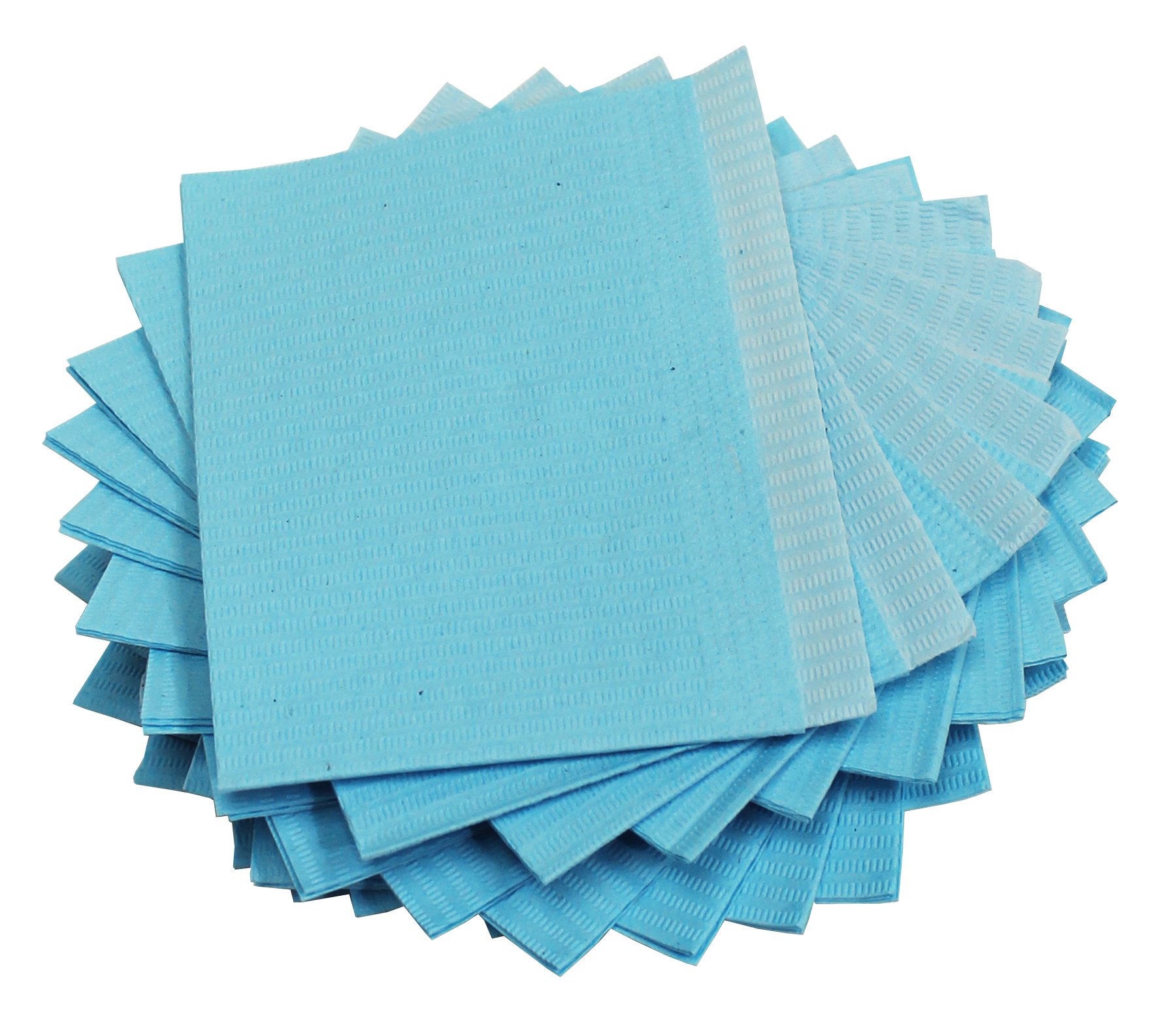 Adenna BIB741BDental Bibs/Lap Cloths, Blue (Box of 500)