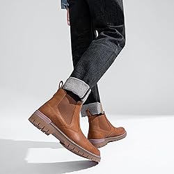 Jousen Mens Boots Retro Chelsea Boots Mens Casual