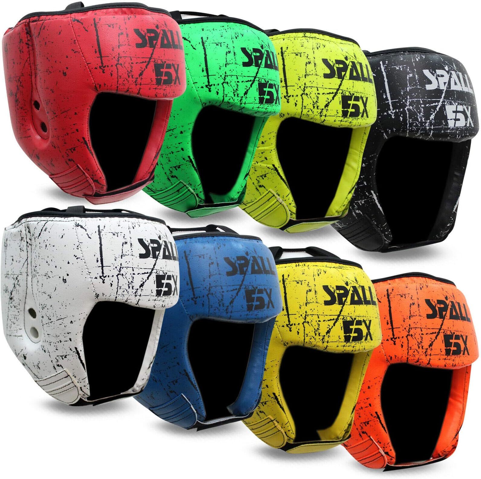 ULTRA WEARS NEW Spall Boxing Head Guard Helmet MMA Martial Art Headgear Face Protector Kick