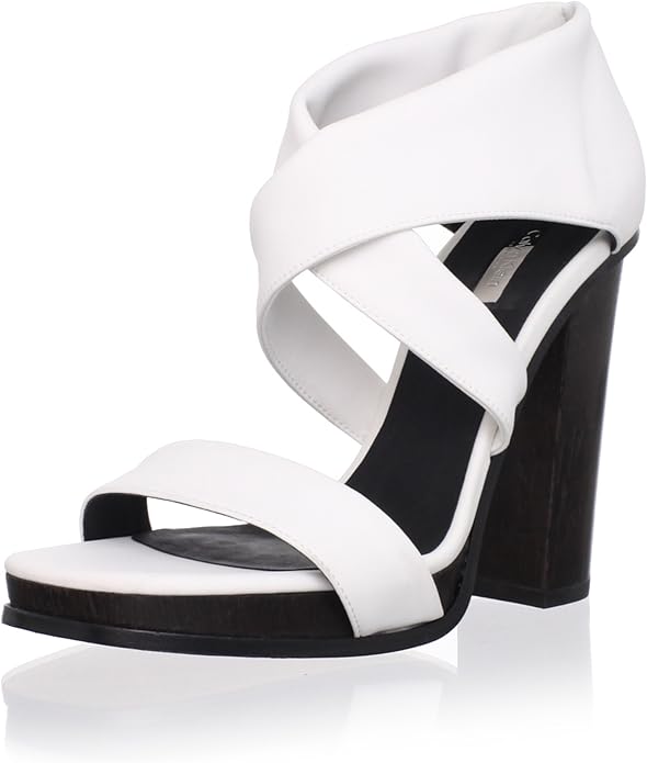 Amazon.com | Calvin Klein Collection Women's Fiana Strappy Sandal | Heeled Sandals