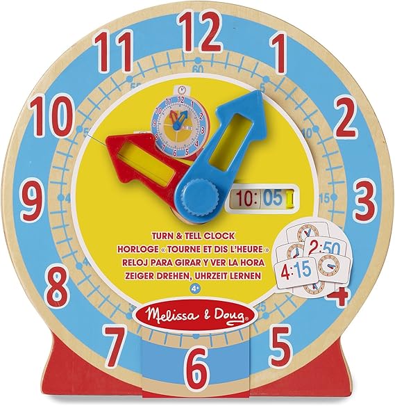 melissa & doug turn & tell clock