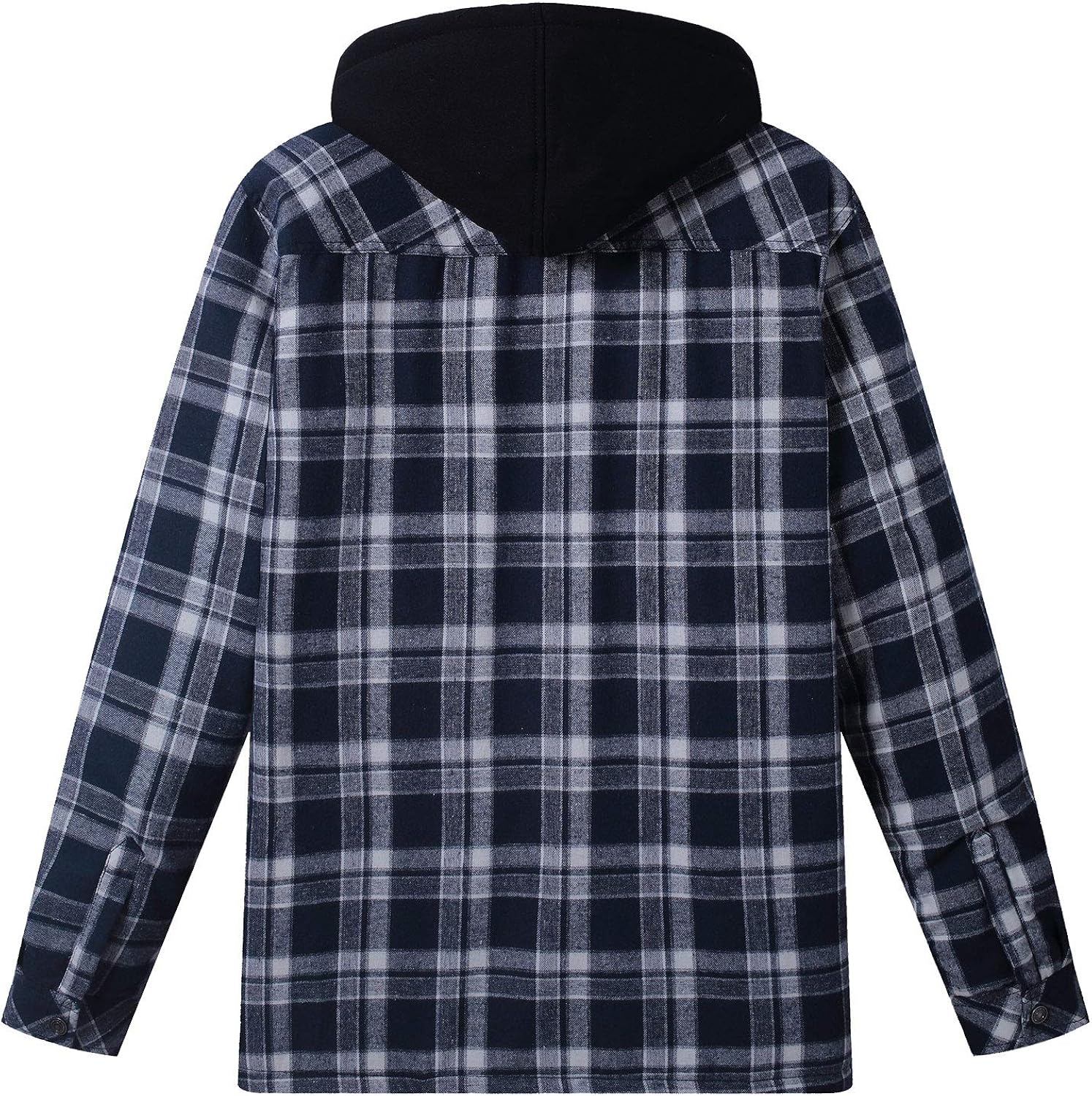 hooded mens flannel