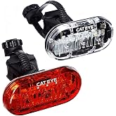 CATEYE Omni 3 Bike Safety Light | 360&deg; Visibility, Multiple Flashing Modes, AAA Battery, 200+ Hour Runtime, Fits Road, Urban, MTB &amp; Kids Bikes